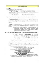 English Worksheet: PASSIVE VOICE