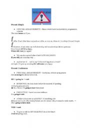 English worksheet: Future forms - study worksheet
