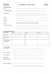 English Worksheet: the life of David Gale