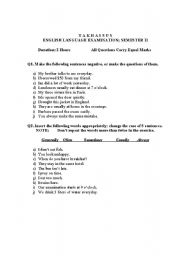 English worksheet: Exercise on Past Simple and Present Simple