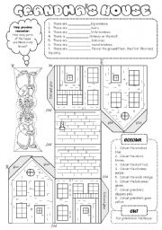 English Worksheet: Grandmas House