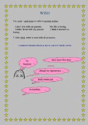 English Worksheet: WISH