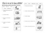 English worksheet: Trasnport 2