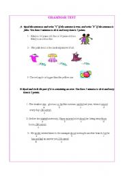 English Worksheet: comparisons