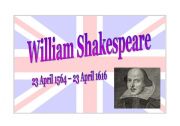 English Worksheet: William Shakespeare PART 1