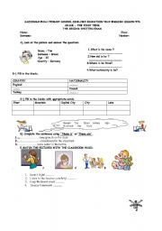 English worksheet: EXAMINATION