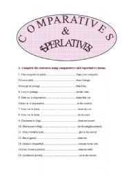 Comparative & Superlative