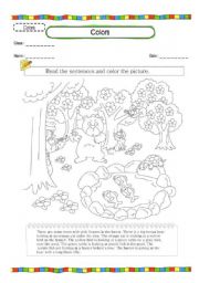 English Worksheet: Colors