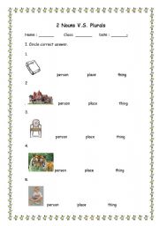 English Worksheet: review