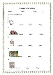 English worksheet: review