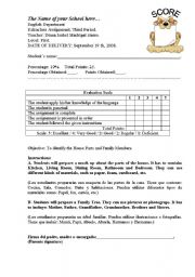 Evaluation scale for assignments