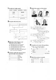 English worksheet: worksheet