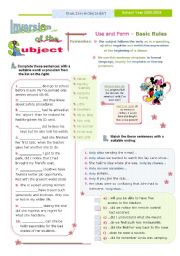 English Worksheet: INVERSION OF THE SUBJECT  -  1/2  - (after negative and restrictive expressions)