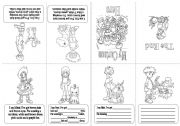 English Worksheet: Mini book  