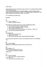 English worksheet: The Celts