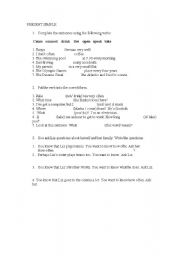 English Worksheet: Present Simple Tense