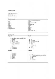 English Worksheet: Giving Instructions