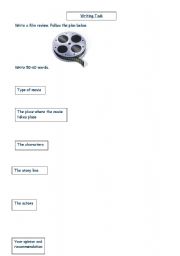 English Worksheet: A film Review 