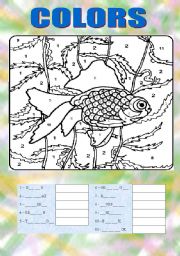 English Worksheet: Colors 