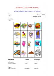 English Worksheet: AGREEING AND DISAGREEING