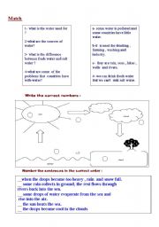 English worksheet: weather