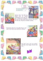 English Worksheet: Thumbelina - Nice Story - 3/3