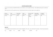 English worksheet: Adjective Order