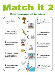 English Worksheet: Match it 2