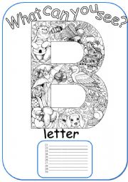English Worksheet: letters A-B-C