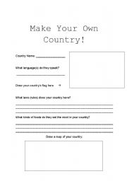 Make your own country