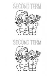 English worksheet: Second term