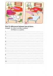 English Worksheet: Home