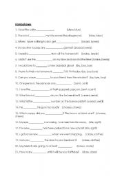 English Worksheet: Homophones