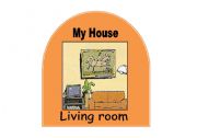 English worksheet: My house