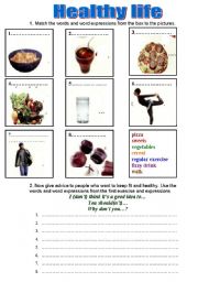 English worksheet: Food