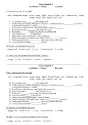 English Worksheet: Money (Vocabulary)