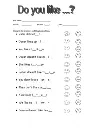 English Worksheet: Present Simple