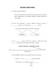 English worksheet: Second Conditional 
