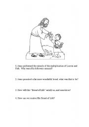 English Worksheet: bread of live
