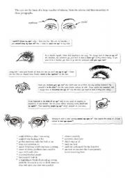 English Worksheet: Eye