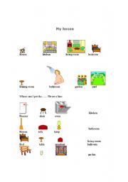 English worksheet: HOUSE