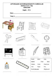 Classroom Objects