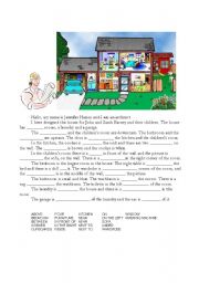 English Worksheet: Furniture and Prepositions