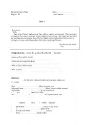 English Worksheet: present continuous