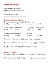 English worksheet: exam