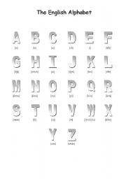 English Worksheet: The english alphabet