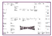 English Worksheet: Business VOCABULARY BOARD GAME