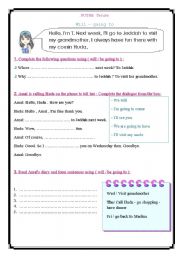 English Worksheet: Future Tense