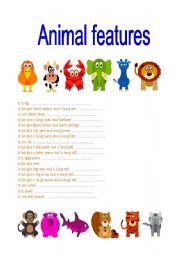 Animal features