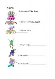 English Worksheet: ANIMAL RIDDLES can you..? questions